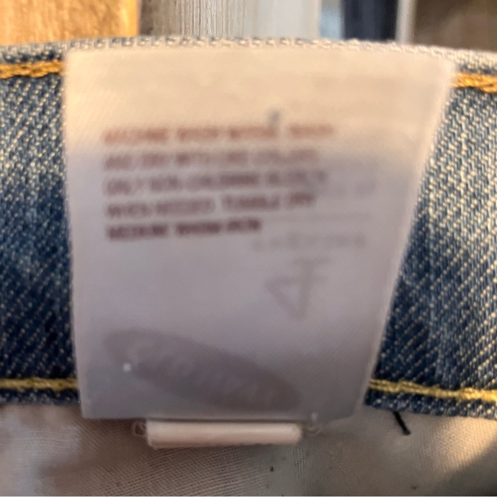 Old Navy The Diva Blue Low Rise Distressed Skinny Jeans size 4 - Picture 15 of 16